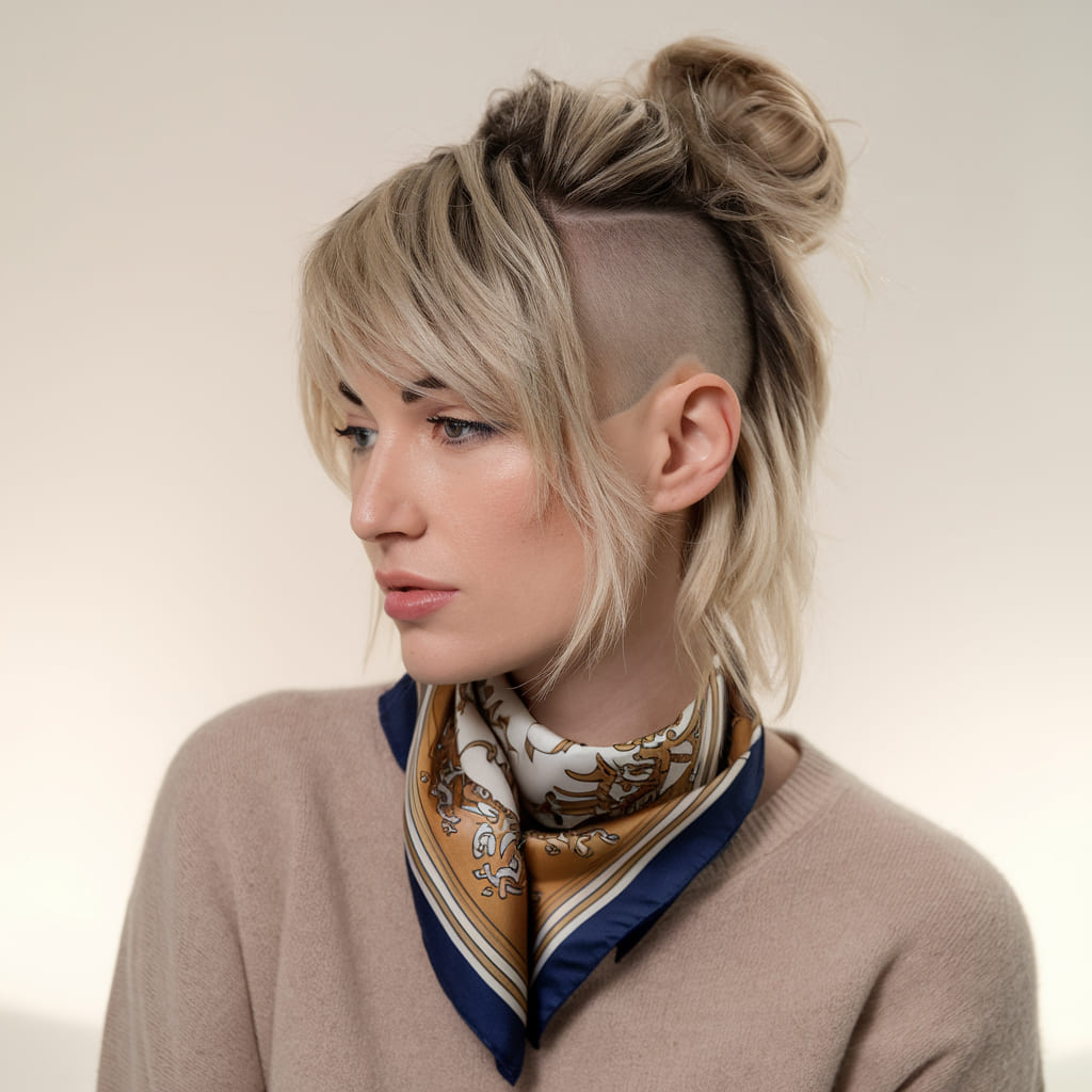 Layered Haircut with Undercut