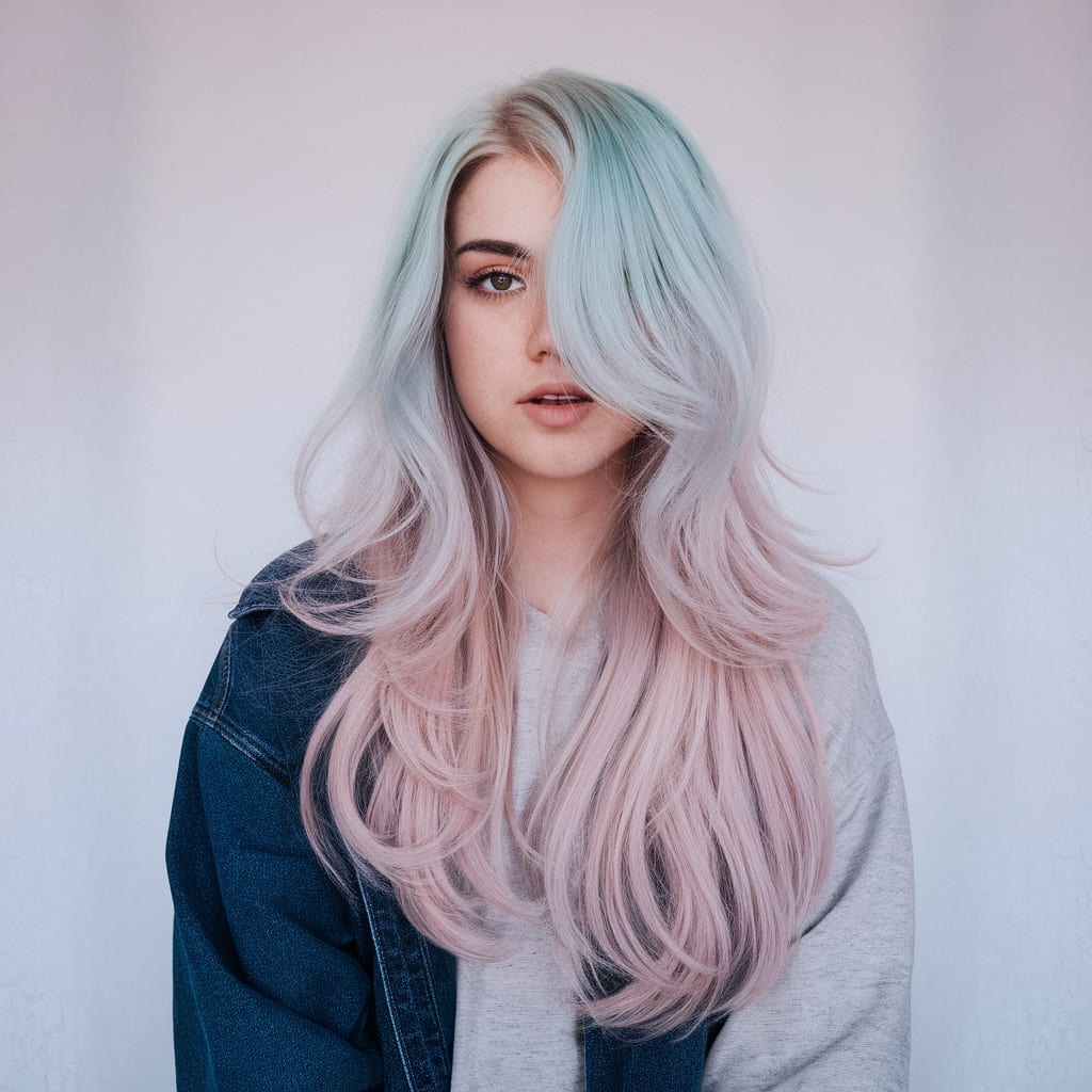 Mermaid Pastel Ombre