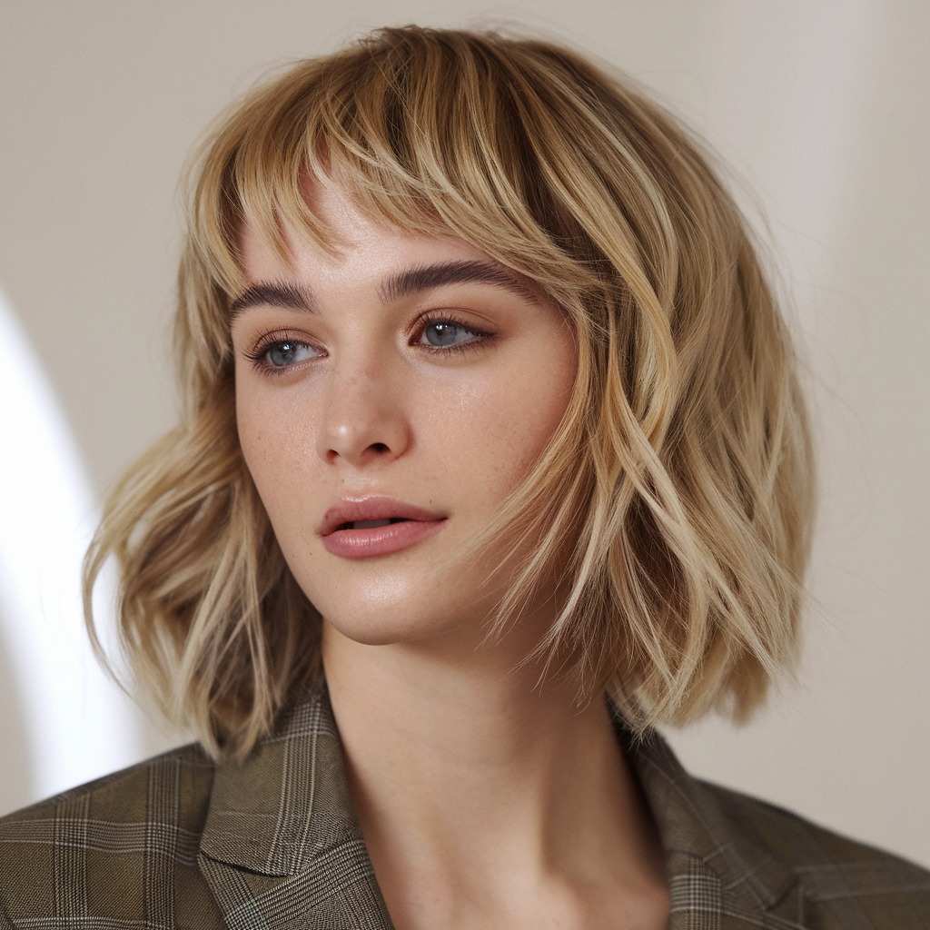 Classic Butterfly Cut with Minimal Layers