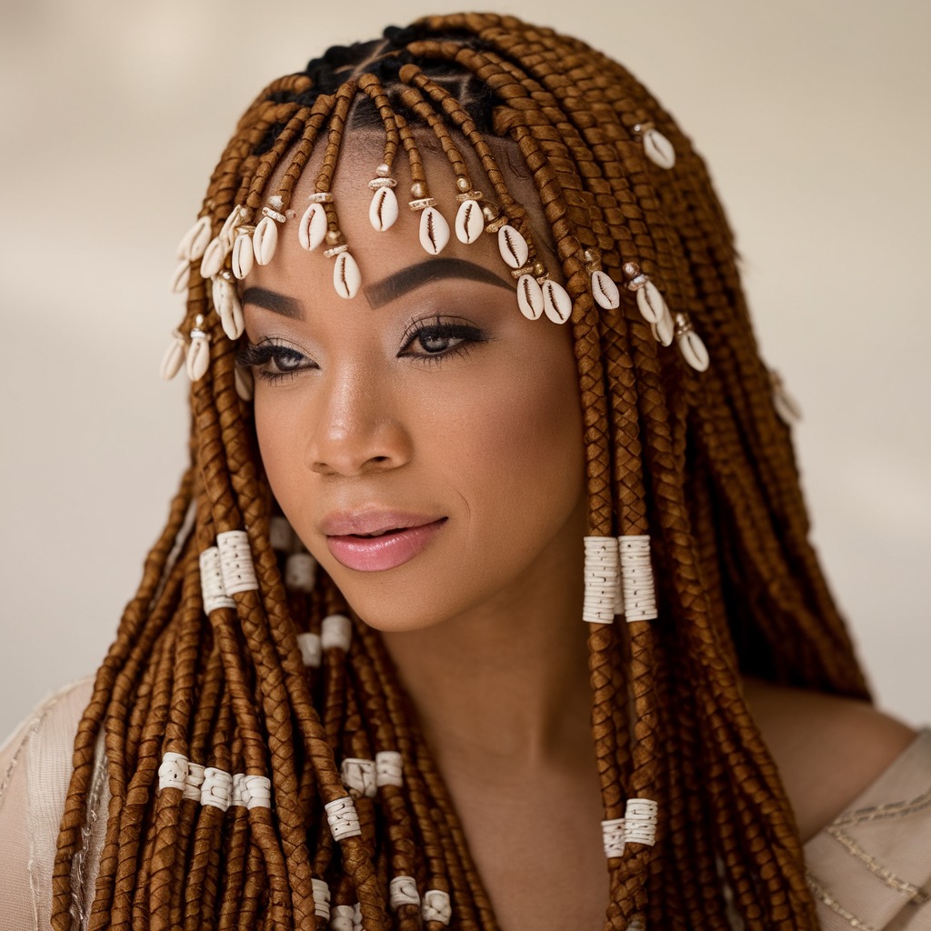 Fulani Braids with Bangs