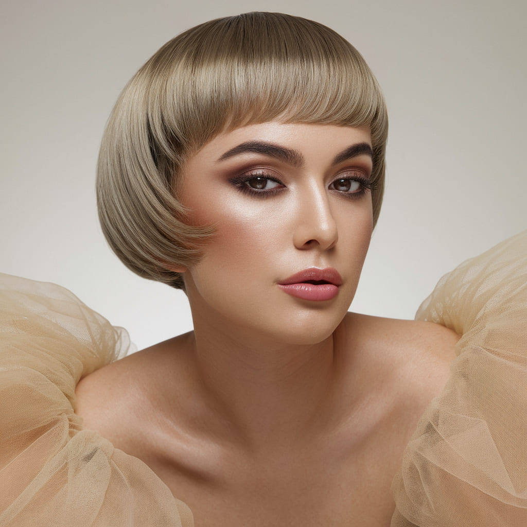 Modern Sleek Bowl Haircut