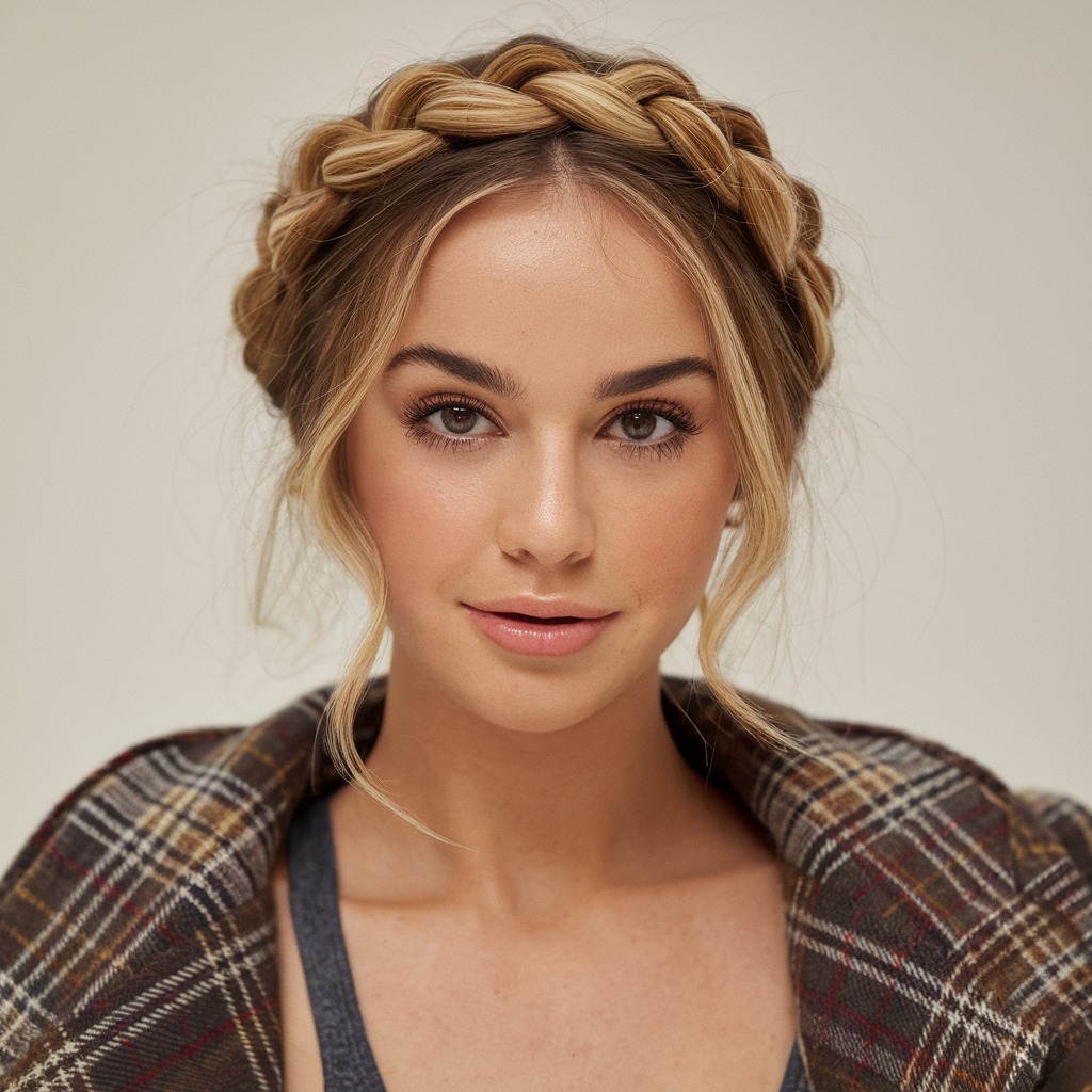 Voluminous Braided Updo