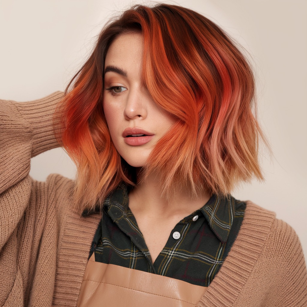 Pumpkin Spice Balayage