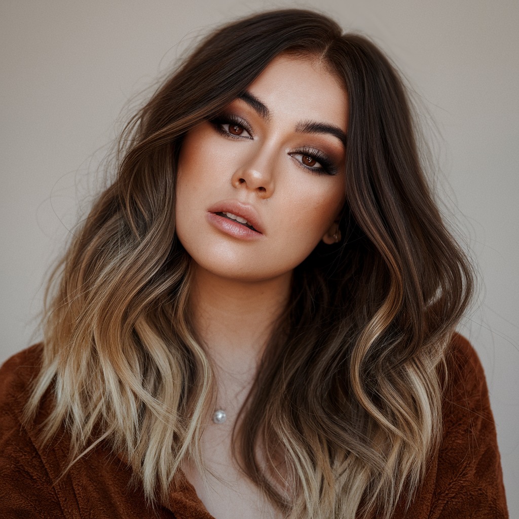 Smoky Brown Ombre