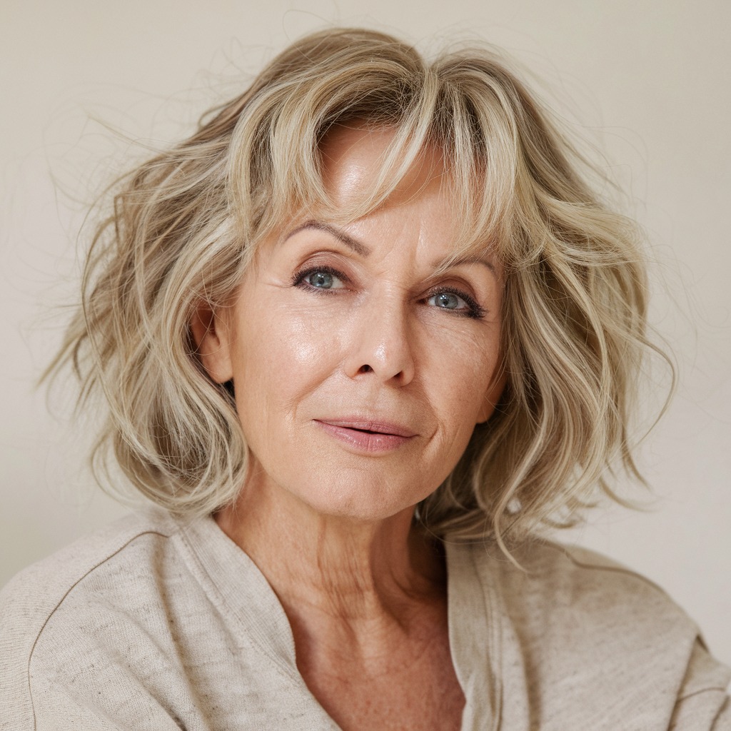 Wavy Bob with Beachy Texture