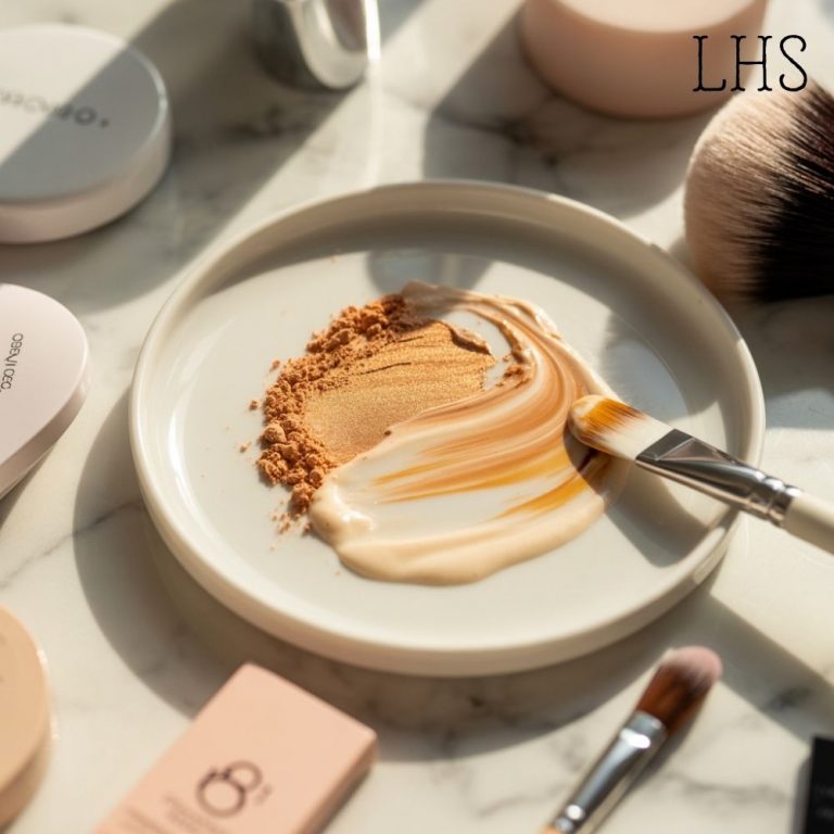 Mixing Bronzer With Moisturizer Until It Looked Like Liquid Caramel